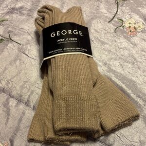 NWT 3 pair men’s crew socks